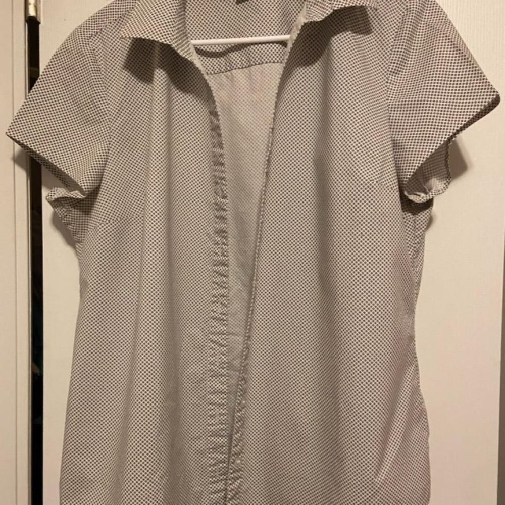 George Short Sleeve Polka Dot Button Down
